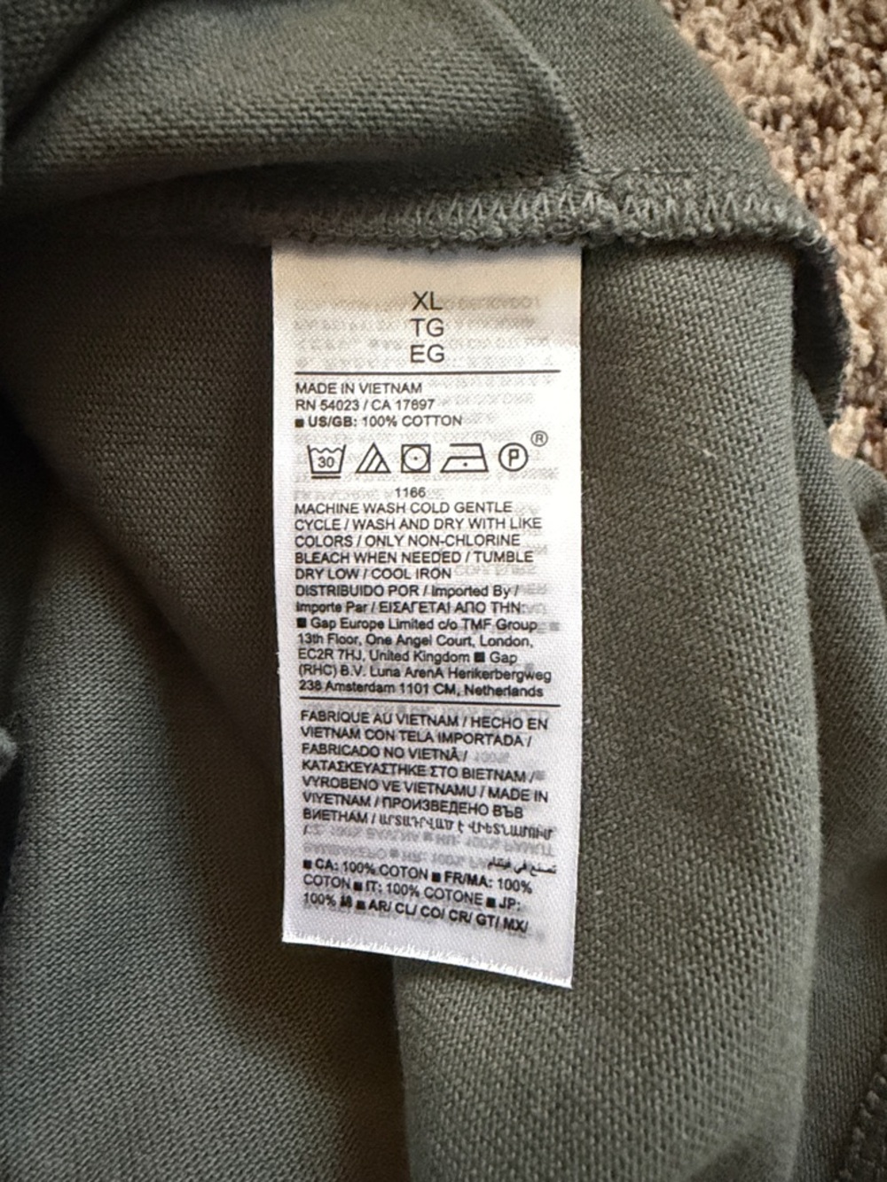 Banana Republic Cotton Draped Tank. - Picture 6 of 7